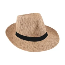 Gift Campaign Cappello di carta marrone con nastro personalizzabile Ø 34 cm> Cappelli Di Paglia Personalizzati