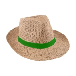 Gift Campaign Cappello di carta marrone con nastro personalizzabile Ø 34 cm></noscript> Cappelli Di Paglia Personalizzati