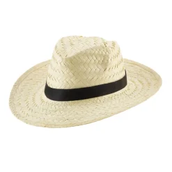 Gift Campaign Cappello di paglia chiaro con nastro personalizzabile Beachtime Sublim> Cappelli Di Paglia Personalizzati