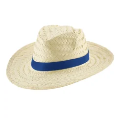 Gift Campaign Cappello di paglia chiaro con nastro personalizzabile Beachtime Sublim> Cappelli Di Paglia Personalizzati