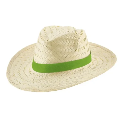 Gift Campaign Cappello di paglia chiaro con nastro personalizzabile Beachtime Sublim> Cappelli Di Paglia Personalizzati