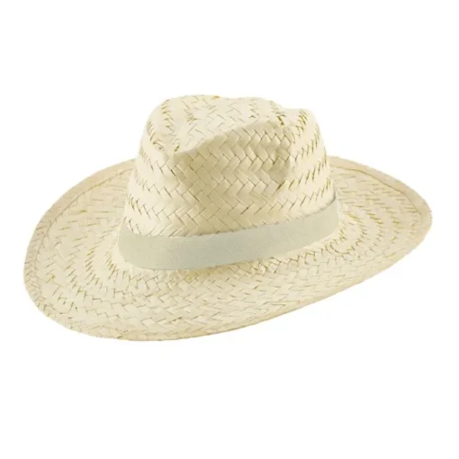 Gift Campaign Cappello di paglia chiaro con nastro personalizzabile Beachtime Sublim> Cappelli Di Paglia Personalizzati