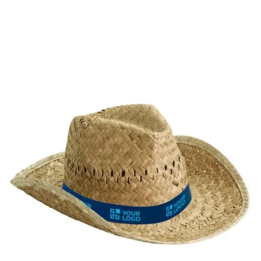 Gift Campaign Cappello di paglia chiaro con nastro tanti colori stampabili Indiana> Cappelli Di Paglia Personalizzati