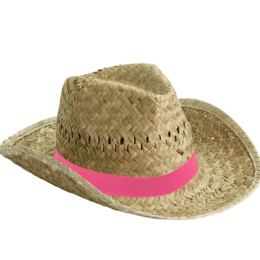Gift Campaign Cappello di paglia chiaro con nastro tanti colori stampabili Indiana> Cappelli Di Paglia Personalizzati