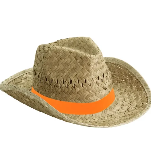 Gift Campaign Cappello di paglia chiaro con nastro tanti colori stampabili Indiana> Cappelli Di Paglia Personalizzati