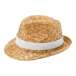 Gift Campaign Cappello di paglia naturale traspirante con nastro personalizzabile> Cappelli Di Paglia Personalizzati