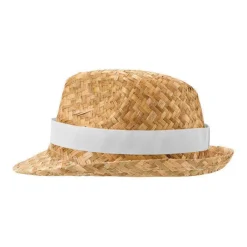 Gift Campaign Cappello di paglia naturale traspirante con nastro personalizzabile><noscript><img width=