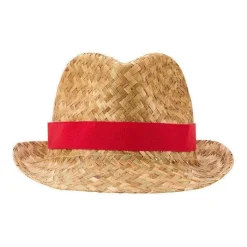 Gift Campaign Cappello di paglia naturale traspirante con nastro personalizzabile><noscript><img width=