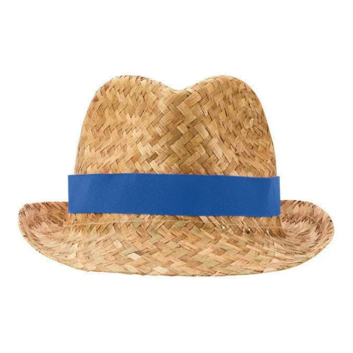 Gift Campaign Cappello di paglia naturale traspirante con nastro personalizzabile> Cappelli Di Paglia Personalizzati