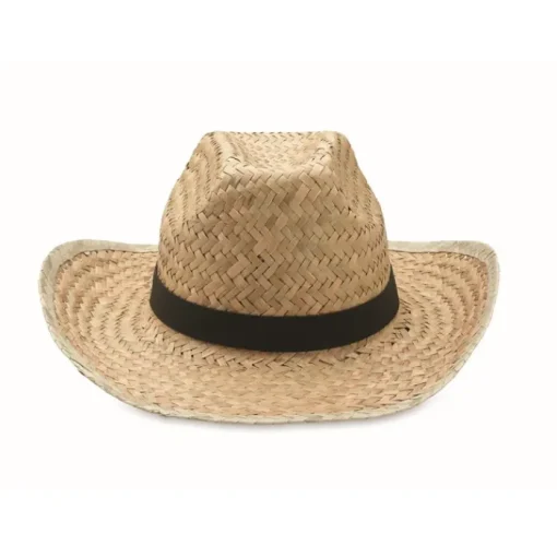 Gift Campaign Cappello di paglia personalizzato stile cowboy nastro con logo Tulum> Cappelli Di Paglia Personalizzati