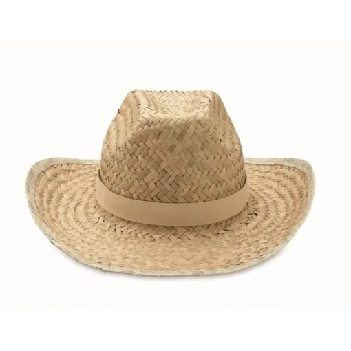 Gift Campaign Cappello di paglia personalizzato stile cowboy nastro con logo Tulum> Cappelli Di Paglia Personalizzati