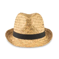 Gift Campaign Cappello di paglia pubblicitario con nastro bianco o nero Havana> Cappelli Di Paglia Personalizzati