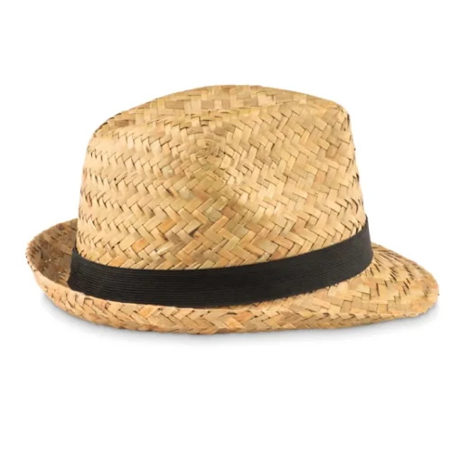 Gift Campaign Cappello di paglia pubblicitario con nastro bianco o nero Havana> Cappelli Di Paglia Personalizzati