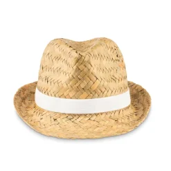 Gift Campaign Cappello di paglia pubblicitario con nastro bianco o nero Havana></noscript> Cappelli Di Paglia Personalizzati