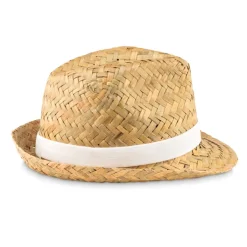 Gift Campaign Cappello di paglia pubblicitario con nastro bianco o nero Havana></noscript> Cappelli Di Paglia Personalizzati