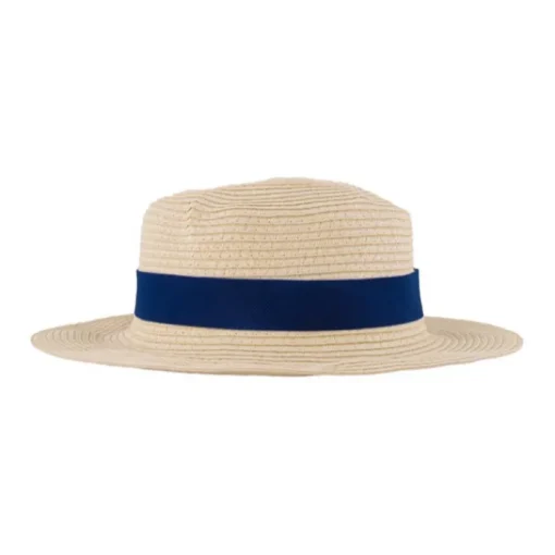Gift Campaign Cappello in carta color naturale con nastro colorato da personalizzare> Cappelli Di Paglia Personalizzati