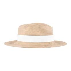 Gift Campaign Cappello in carta color naturale con nastro colorato da personalizzare> Cappelli Di Paglia Personalizzati