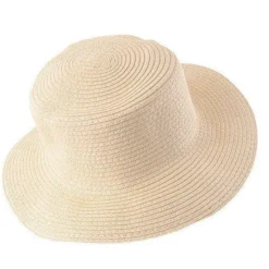 Gift Campaign Cappello in carta color naturale con nastro colorato da personalizzare></noscript> Cappelli Di Paglia Personalizzati