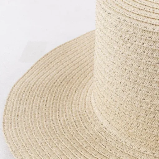 Gift Campaign Cappello in carta color naturale con nastro colorato da personalizzare> Cappelli Di Paglia Personalizzati