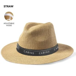 Gift Campaign Cappello in paglia di carta con fascia regolabile all’interno> Cappelli Di Paglia Personalizzati