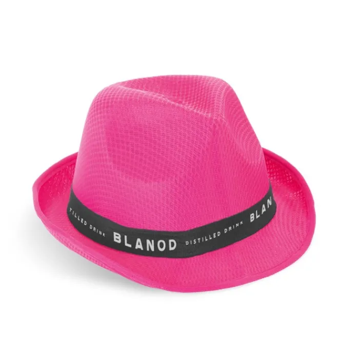 Gift Campaign Cappello in plastica PP di vari colori con nastro sublimabile> Cappellini Personalizzati|Cappelli Di Paglia Personalizzati