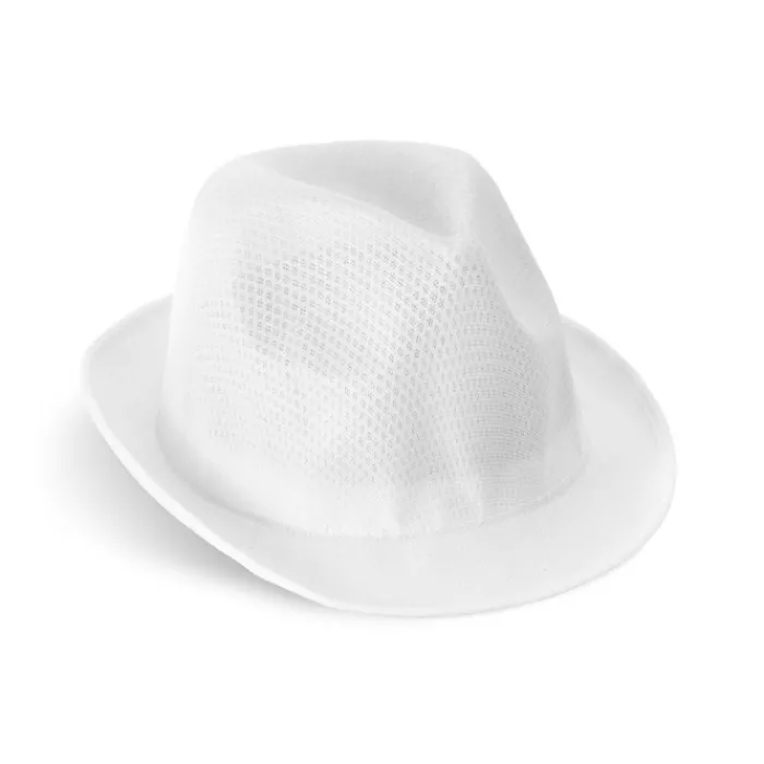 Gift Campaign Cappello in plastica PP di vari colori con nastro sublimabile> Cappellini Personalizzati|Cappelli Di Paglia Personalizzati