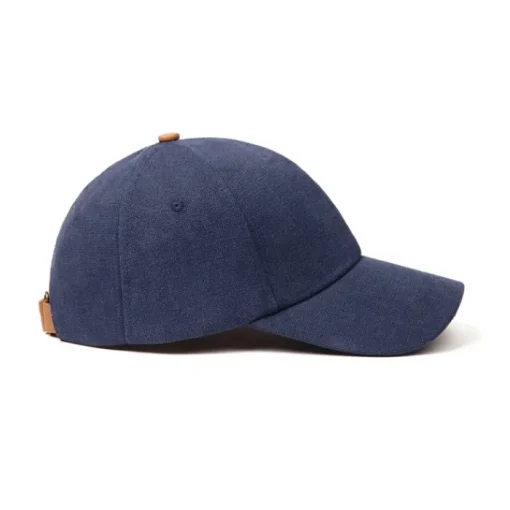 Gift Campaign Cappello in tela di cotone riciclato con dettagli in pelle sintetica> Cappellini Personalizzati