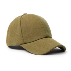Gift Campaign Cappello in tela di cotone riciclato con dettagli in pelle sintetica></noscript> Cappellini Personalizzati