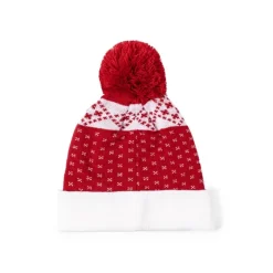 Gift Campaign Cappello invernale natalizio con pompon in poliestere acrilico> Gadget Natalizi