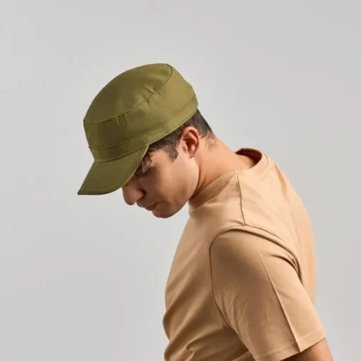 Gift Campaign Cappello militare in cotone con visiera e chiusura in velcro 280 g/m2> Cappellini Personalizzati