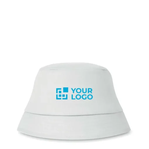 Gift Campaign Cappello miramare con logo in tanti colori vivaci e 100% cotone Umbra> Cappellini Personalizzati