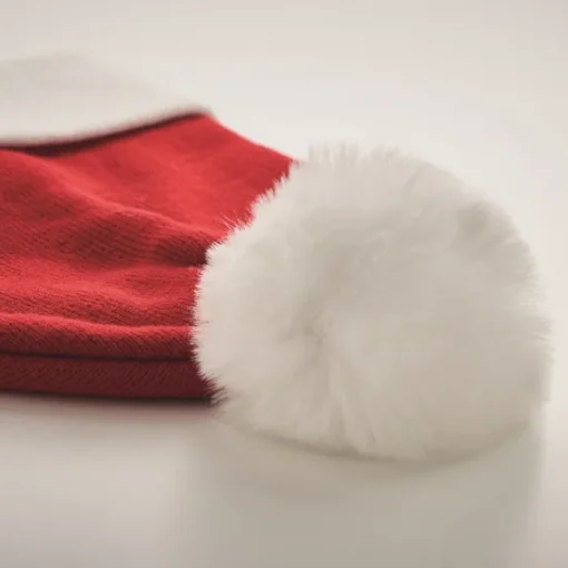 Gift Campaign Cappello natalizio lavorato a maglia in poliestere PET con pompon> Gadget Natalizi