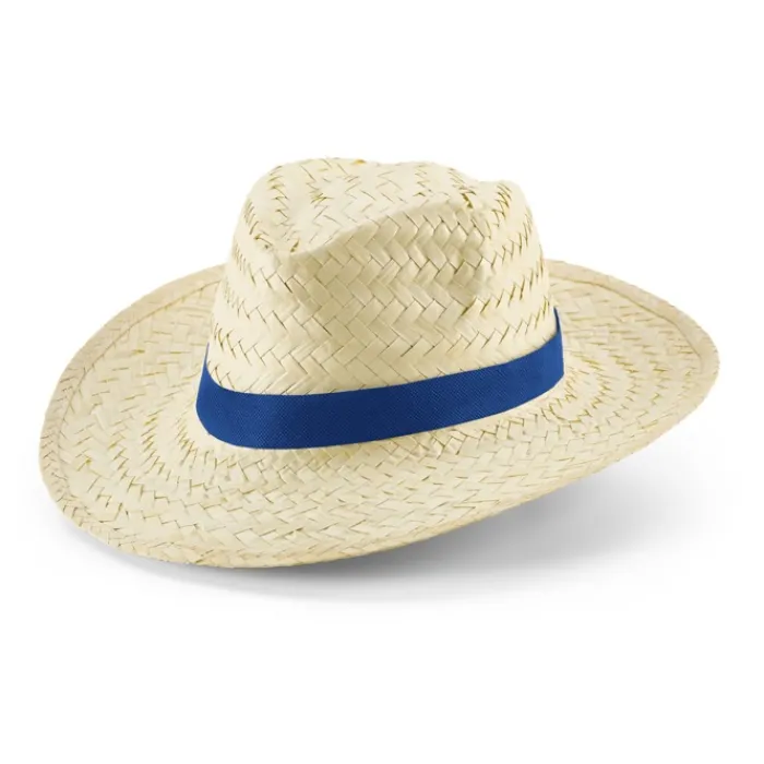 Gift Campaign Cappello paglia chiaro nastro colori vivaci personalizzabile Beachtime> Cappelli Di Paglia Personalizzati