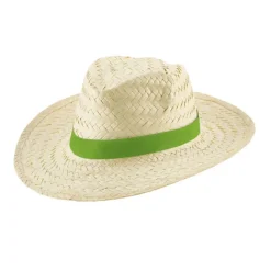 Gift Campaign Cappello paglia chiaro nastro colori vivaci personalizzabile Beachtime><noscript><img width=