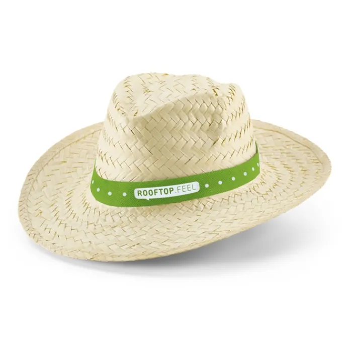 Gift Campaign Cappello paglia chiaro nastro colori vivaci personalizzabile Beachtime> Cappelli Di Paglia Personalizzati