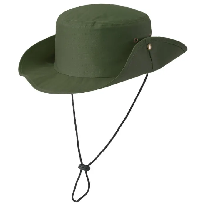 Gift Campaign Cappello poliestere tipo Safari 160 g/m2 con cordino regolabile> Cappellini Personalizzati