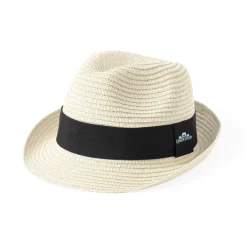 Gift Campaign Cappello regolabile dall'interno con nastro nero per personalizzare> Cappelli Di Paglia Personalizzati