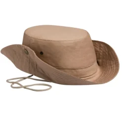 Gift Campaign Cappello safari in cotone con tesa regolabile e cordino coordinato></noscript> Cappellini Personalizzati