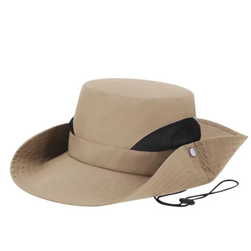 Gift Campaign Cappello safari in poliestere con cordino regolabile> Cappellini Personalizzati