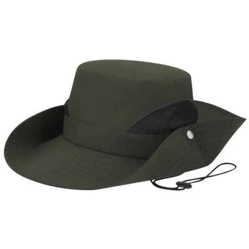Gift Campaign Cappello safari in poliestere con cordino regolabile> Cappellini Personalizzati
