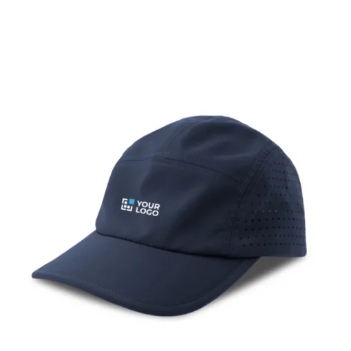 Gift Campaign Cappello sportivo in poliestere riciclato con fascia antisudore 105g/m2> Cappellini Personalizzati