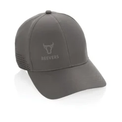 Gift Campaign Cappello sportivo in RPET 6 pannelli e chiusura posteriore con fibbia></noscript> Cappellini Personalizzati