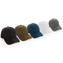 Gift Campaign Cappello sportivo in RPET 6 pannelli e chiusura posteriore con fibbia></noscript> Cappellini Personalizzati