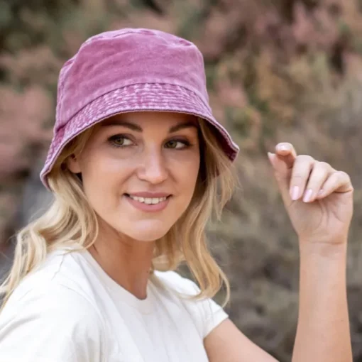Gift Campaign Cappello tipo bob in 100% cotone traspirante con effetto lavato> Cappellini Personalizzati