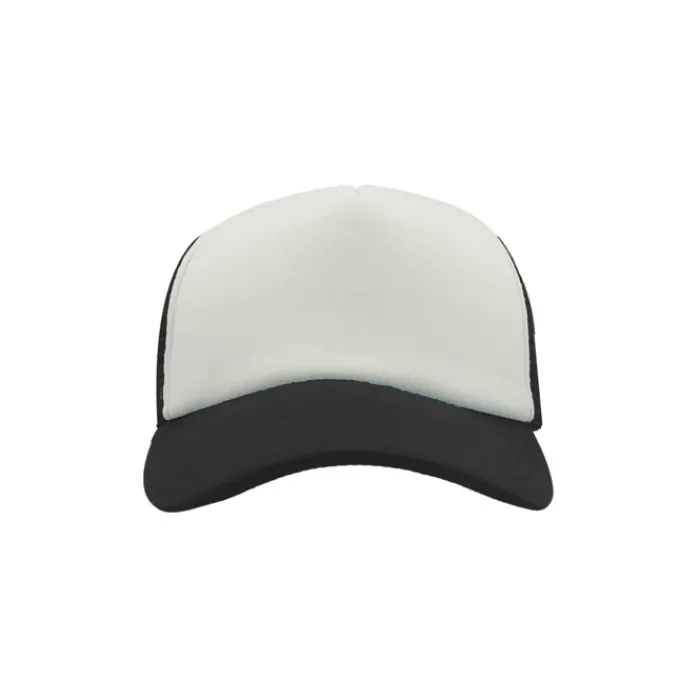 Gift Campaign Cappello trucker bicolore con visiera imbottita in poliestere 80 g/m2> Cappellini Personalizzati