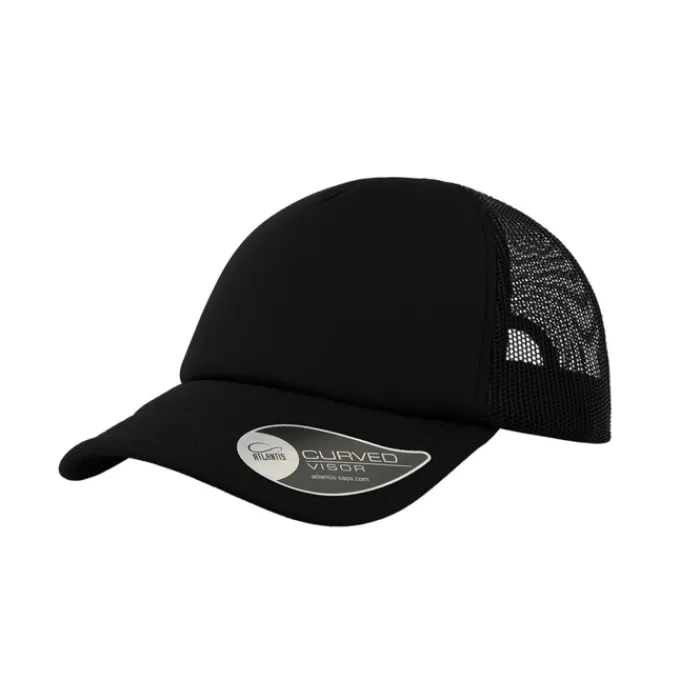 Gift Campaign Cappello trucker bicolore con visiera imbottita in poliestere 80 g/m2> Cappellini Personalizzati
