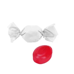 Gift Campaign Caramelle alla frutta con incarto a fiocco riciclabile con logo> Caramelle Personalizzate