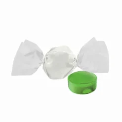 Gift Campaign Caramelle con incarto bianco a doppia torsione con logo aziendale> Caramelle Personalizzate