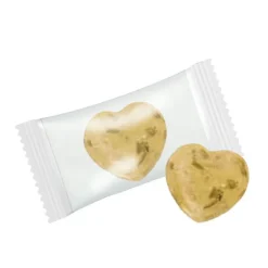 Gift Campaign Caramelle cuore con pezzi di frutta o erbe aromatiche personalizzate 3g><noscript><img width=