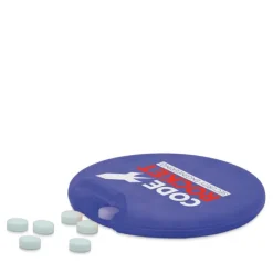 Gift Campaign Caramelle di menta piperita in scatolina rotonda piatta da 6,5g></noscript> Mentine E Gomme Da Masticare